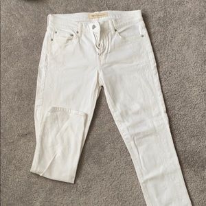 White Girlfriend Jeans